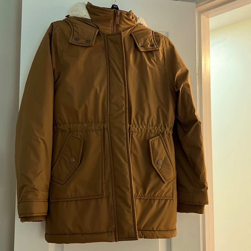 Abercrombie kids Sherpa lined parka